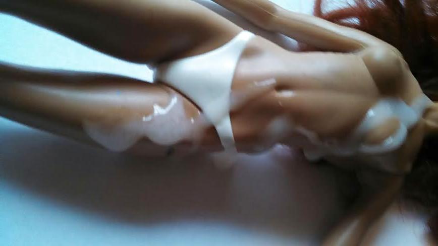 4P Redheaded Doll Cumshot