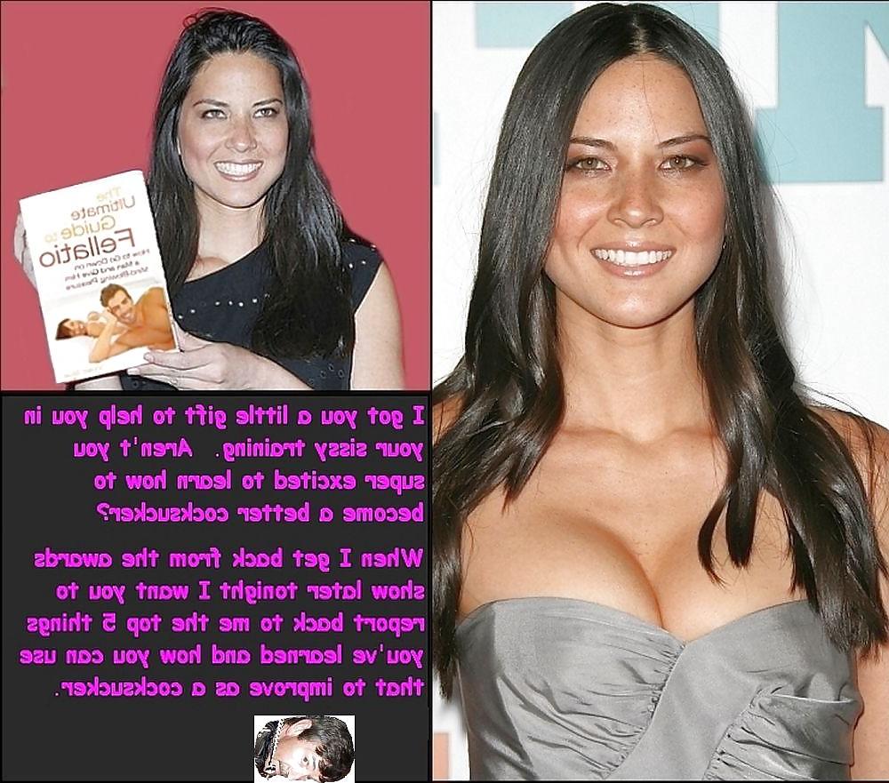 25P Olivia Munn - feet, captions and fakes