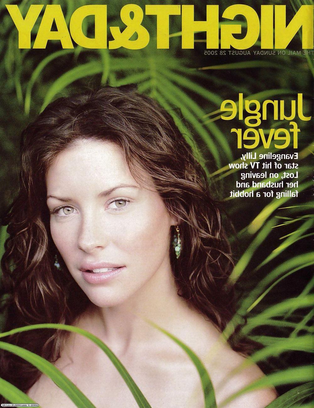 25P Evangeline Lilly HOT Magazine Covers