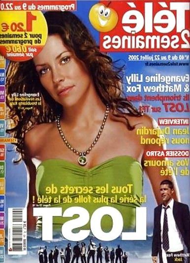 25P Evangeline Lilly HOT Magazine Covers