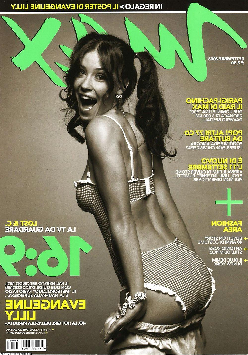 25P Evangeline Lilly HOT Magazine Covers