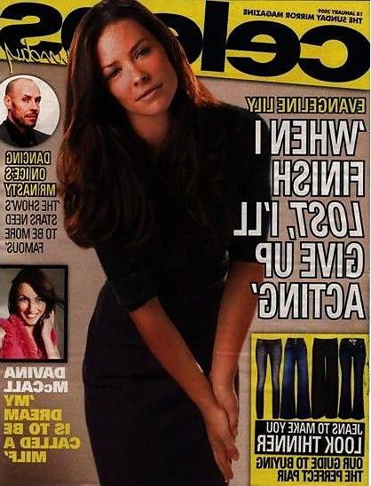 25P Evangeline Lilly HOT Magazine Covers