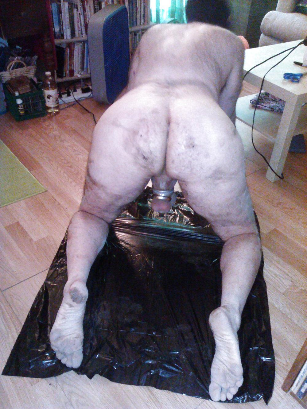 9P Caged crawlspace punishment & fisting