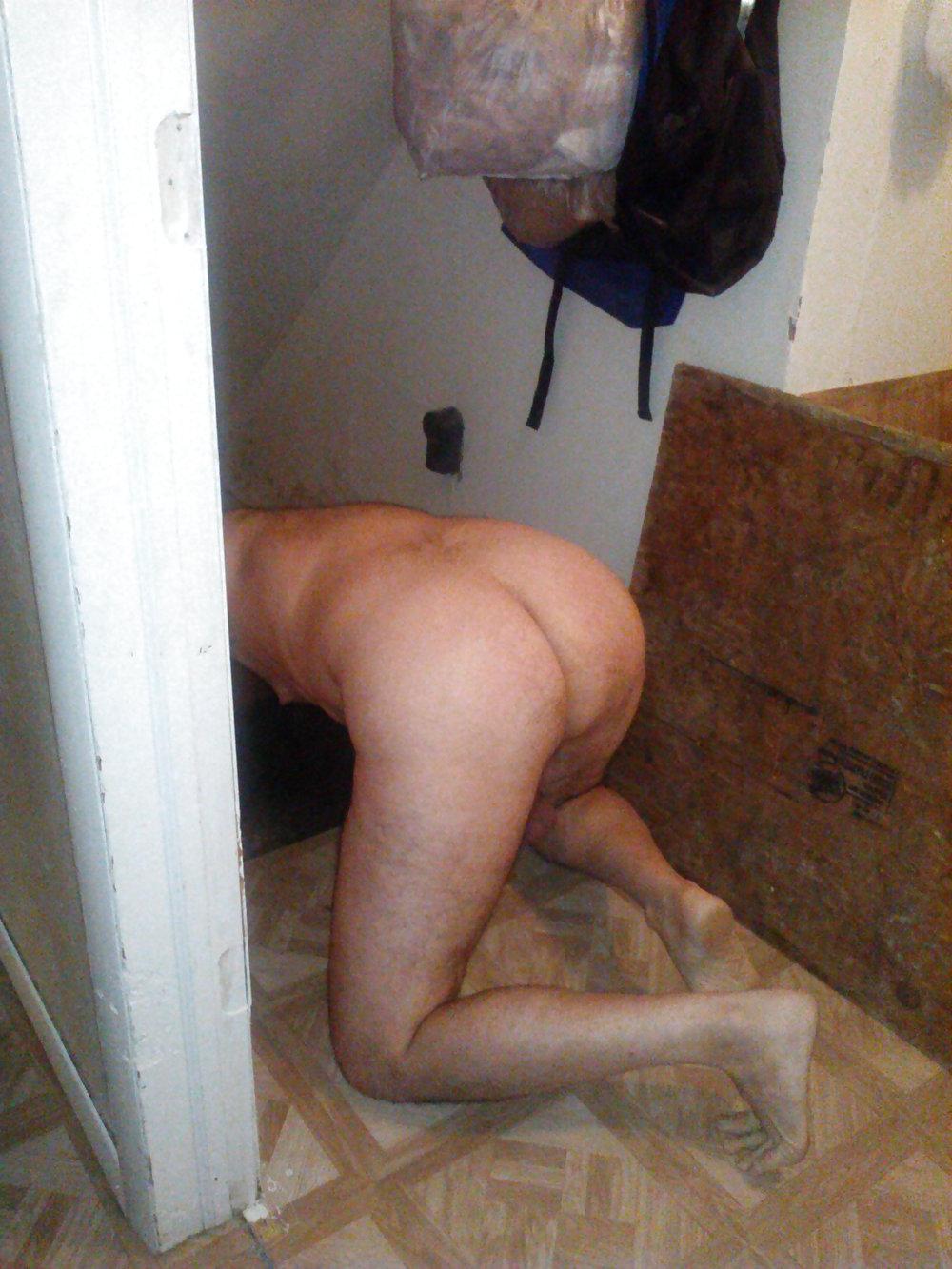 9P Caged crawlspace punishment & fisting