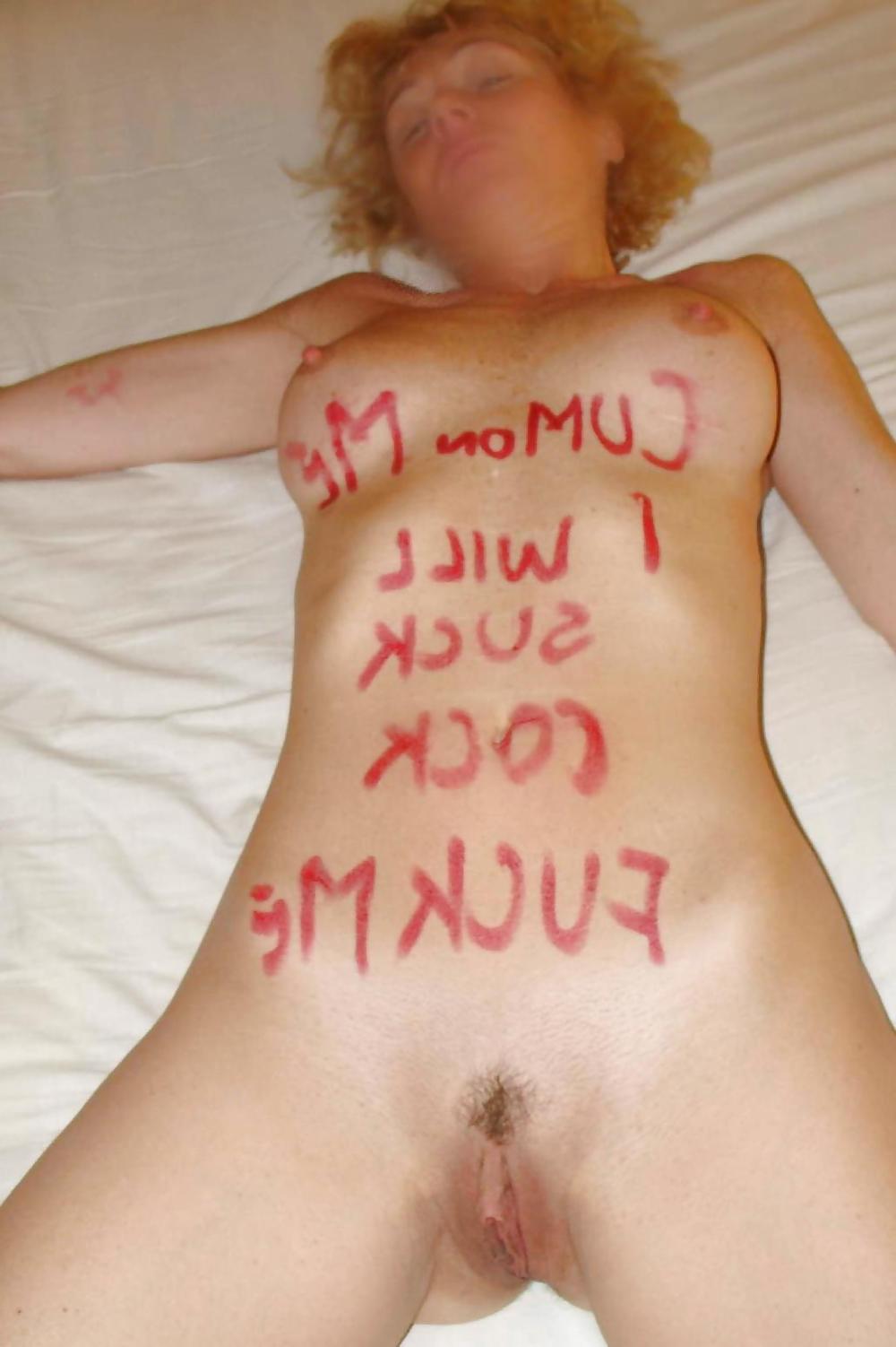 25P The Best of Body Writing Sluts
