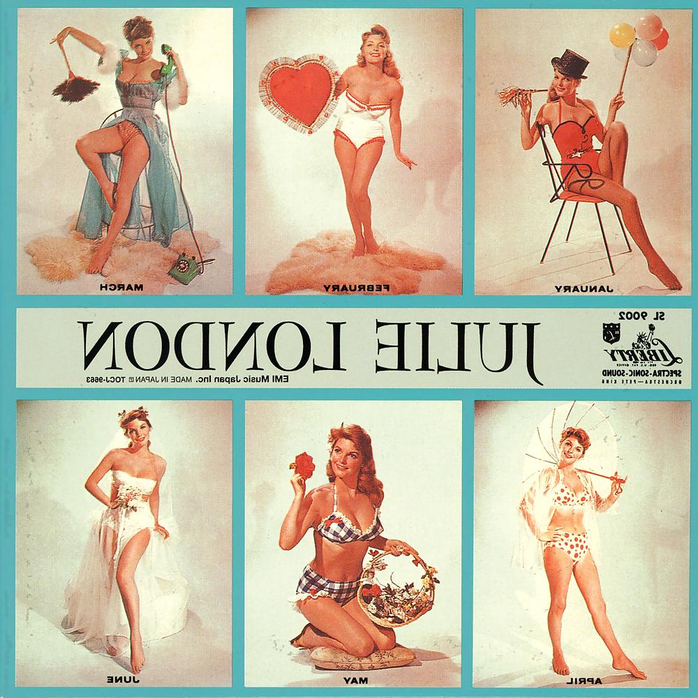 15P Julie London - Pin Up Shots For 1956 Calendar Girl Album 