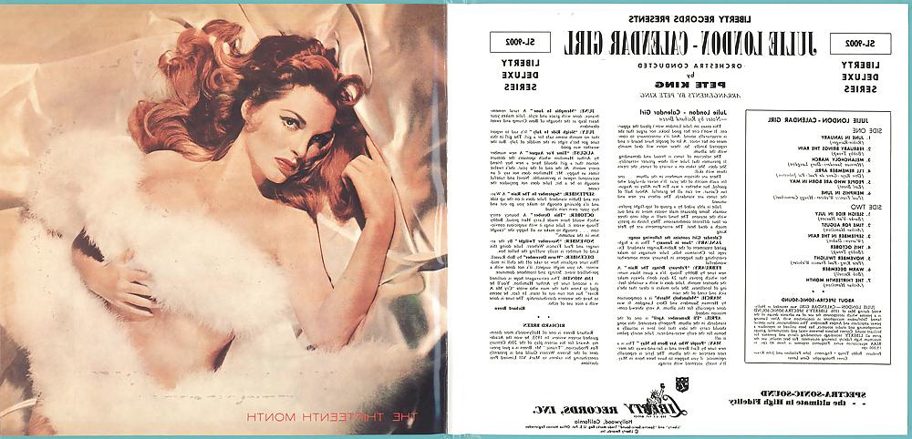 15P Julie London - Pin Up Shots For 1956 Calendar Girl Album 