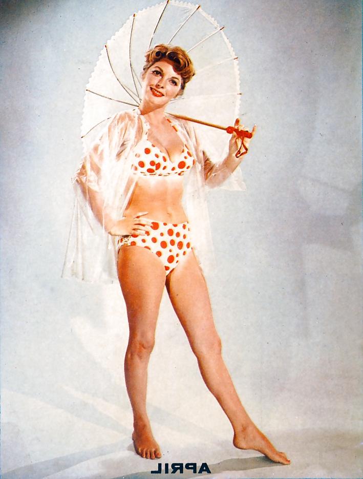 15P Julie London - Pin Up Shots For 1956 Calendar Girl Album 