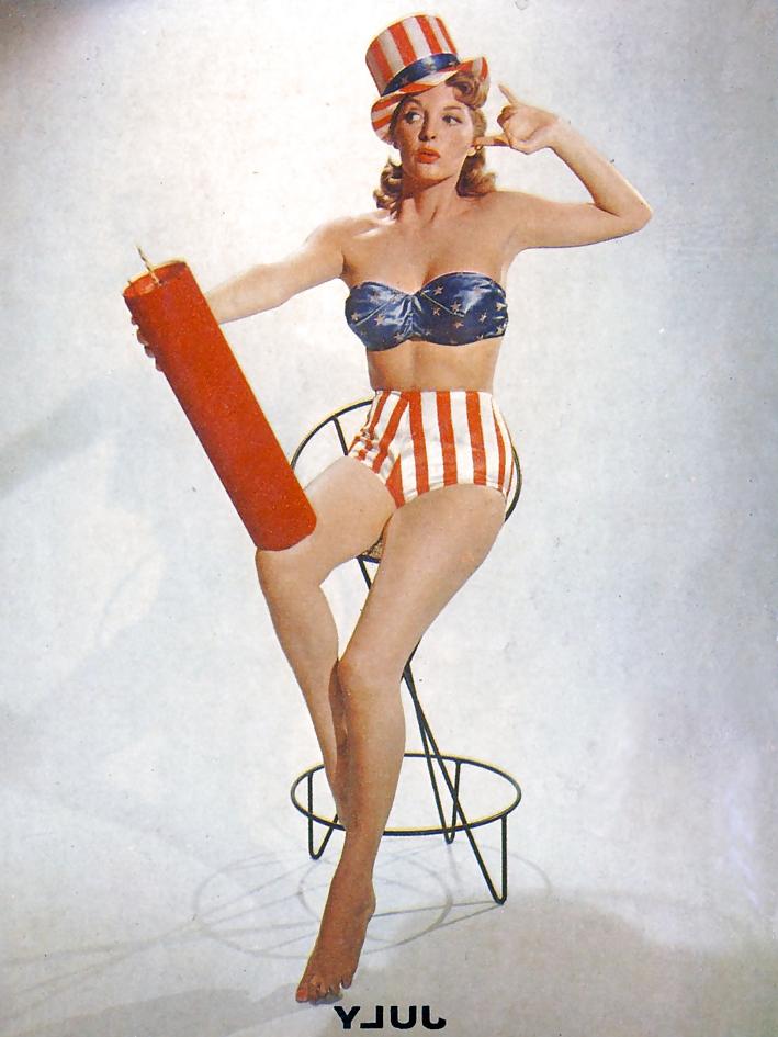 15P Julie London - Pin Up Shots For 1956 Calendar Girl Album 