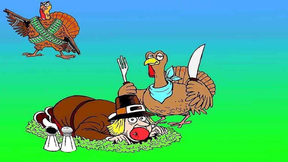 25P Funny Happy Thanksgiving by SLAVE2PUSSY