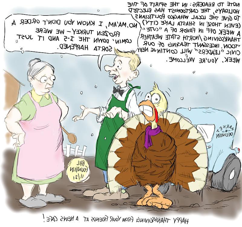 25P Funny Happy Thanksgiving by SLAVE2PUSSY