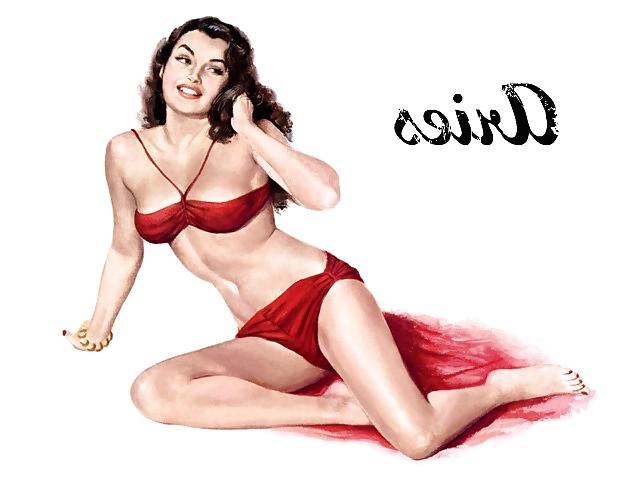 25P Erotic Calendar 16 - Al Moore Pin-ups 1950