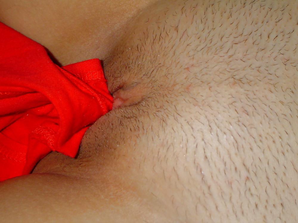 23P Wife in red panties