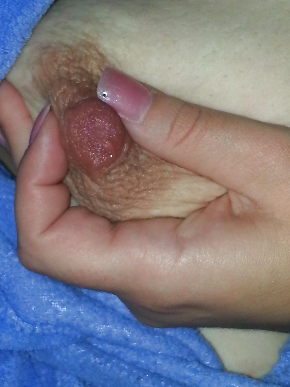 25P Pics of my wife's Pretty Nails and my Cock