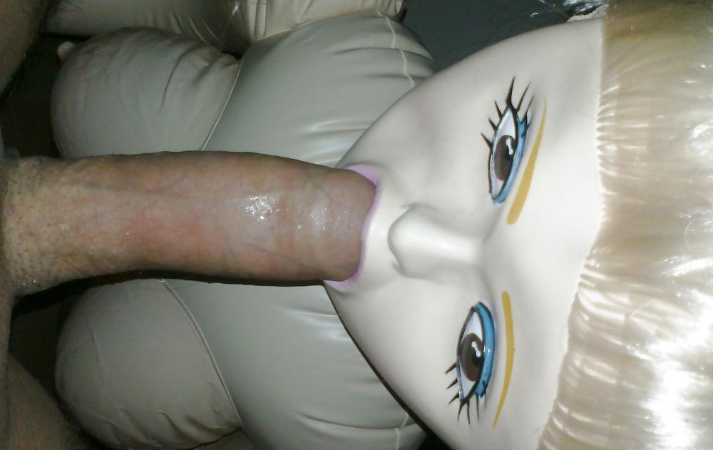 25P Facefucking my blowup doll
