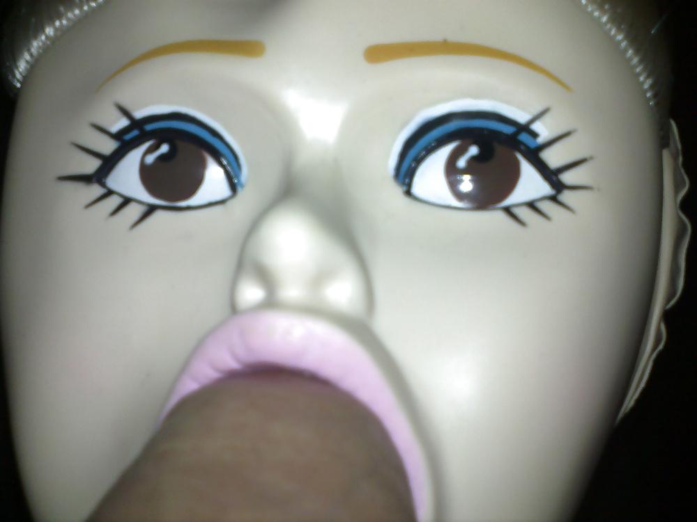 25P Facefucking my blowup doll