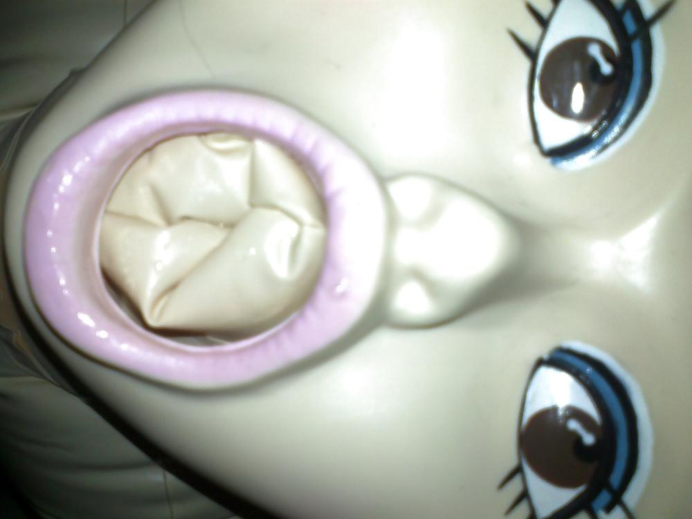 25P Facefucking my blowup doll