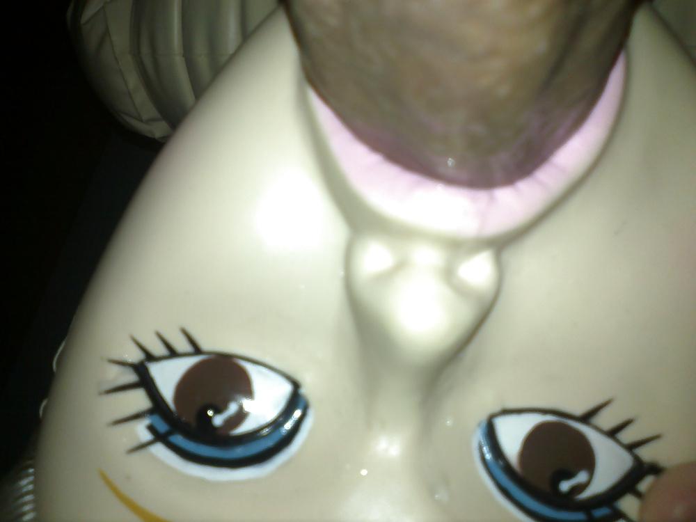 25P Facefucking my blowup doll