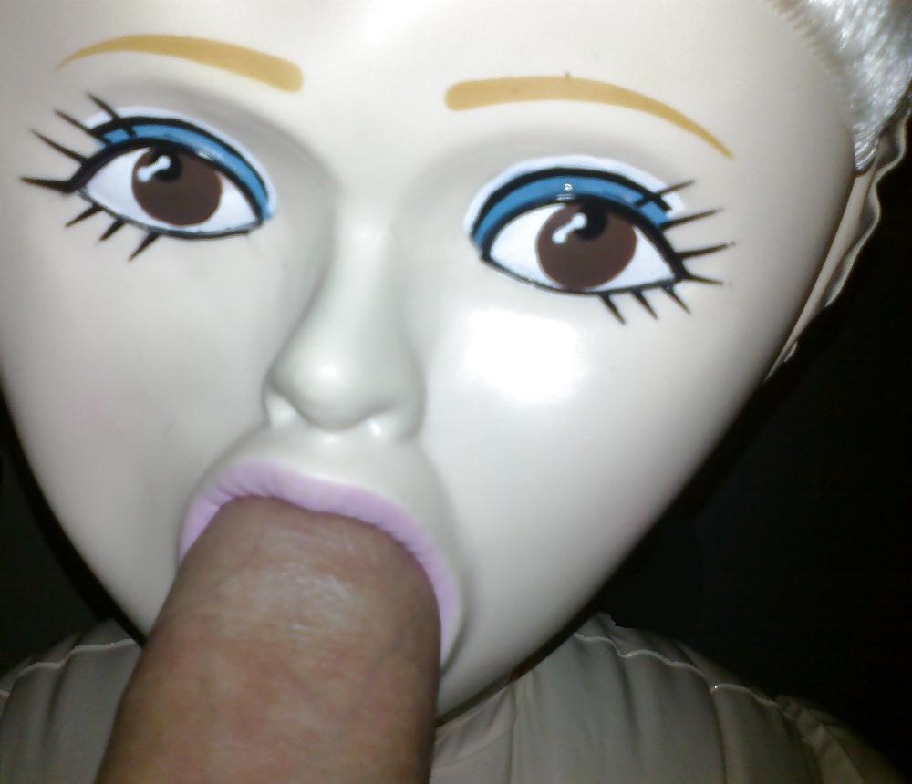 25P Facefucking my blowup doll