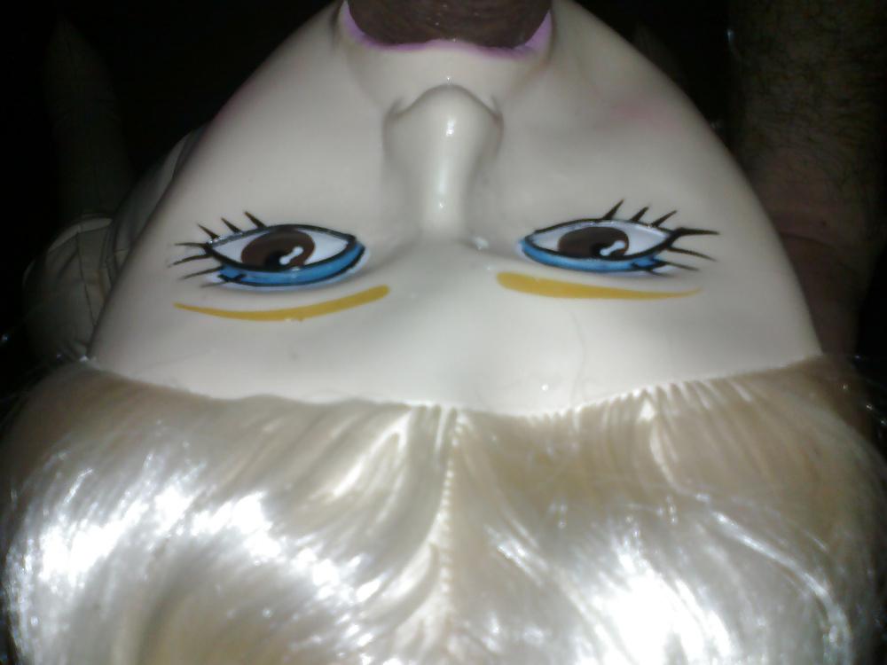 25P Facefucking my blowup doll