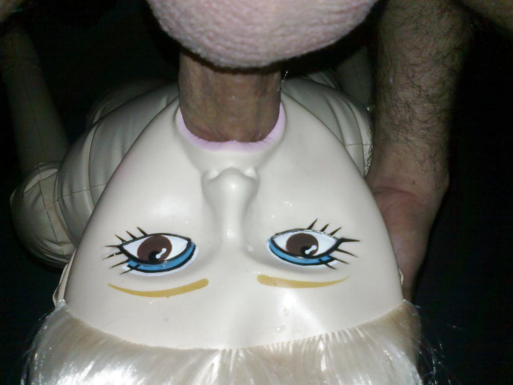 25P Facefucking my blowup doll