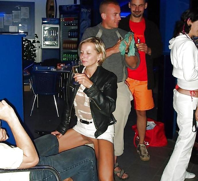25P Upskirt At The Restaurant 2