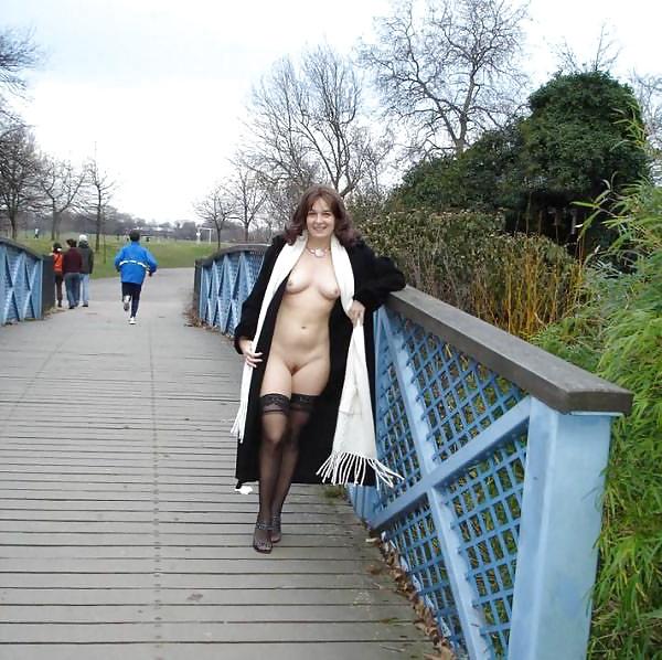 25P Up Skirt At The Park 5