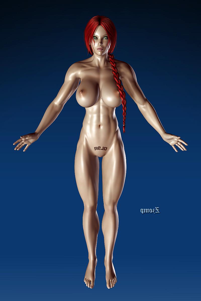 18P Maya 3D Cartoons Hermaphrodite