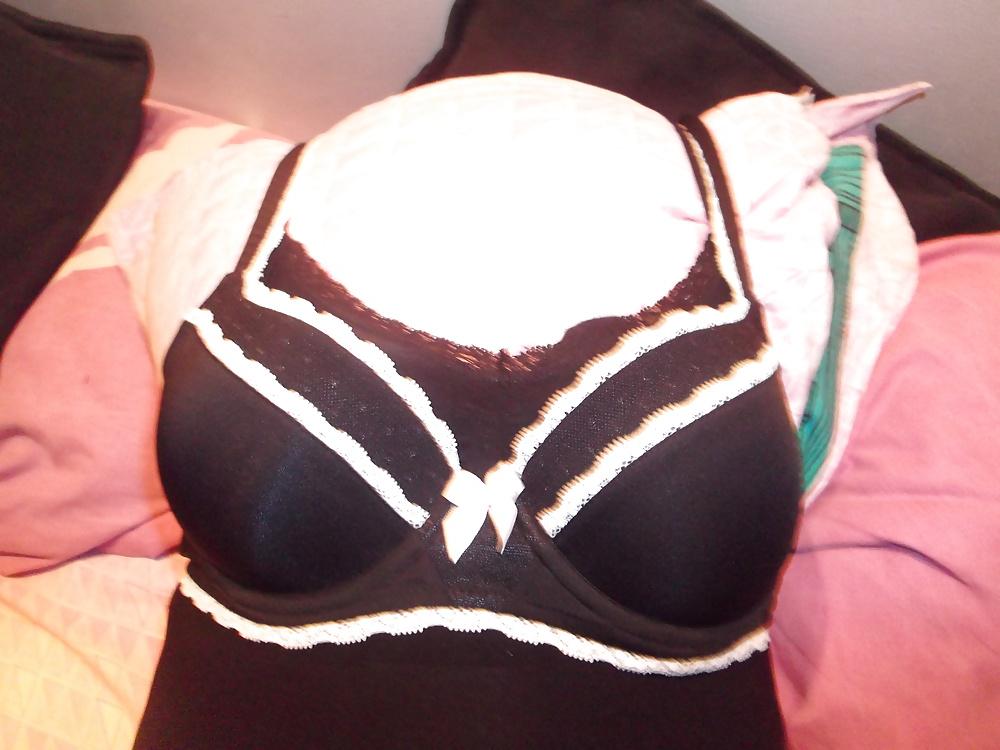 16P Black sexy lingerie me, and my pillow friend