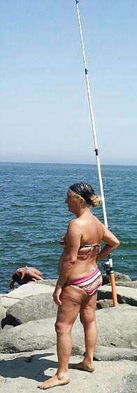 25P Sexy matures summer beach