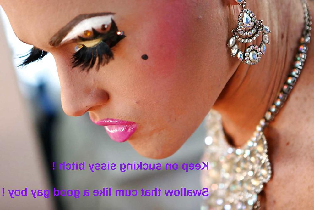7P Gay Transvestite Femboy Captions