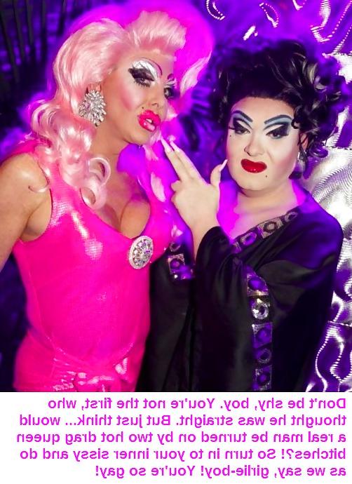 7P Gay Transvestite Femboy Captions
