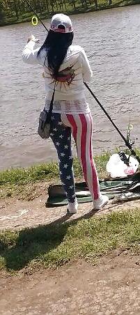12P Spy picnic and fishing old + young romanian