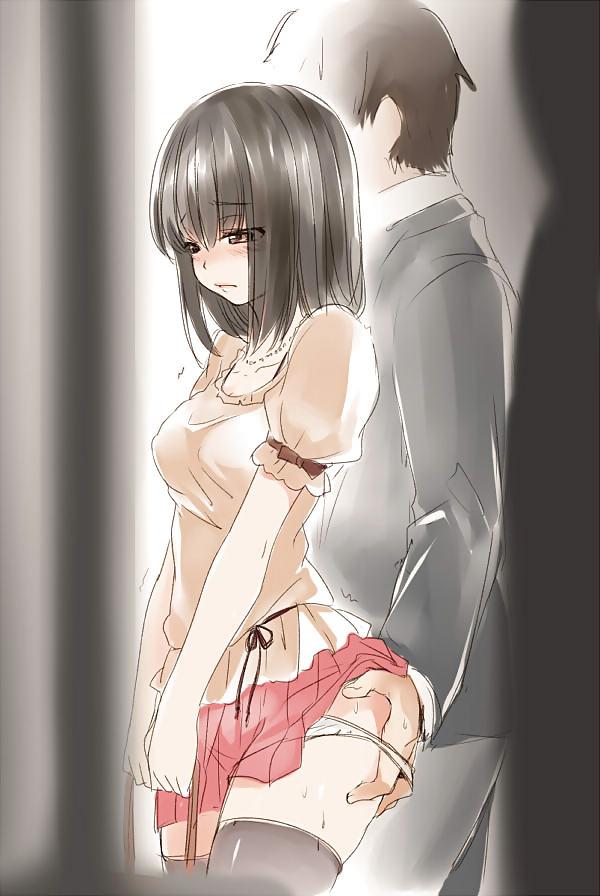 25P Hentai - Ride the nasty chikan train