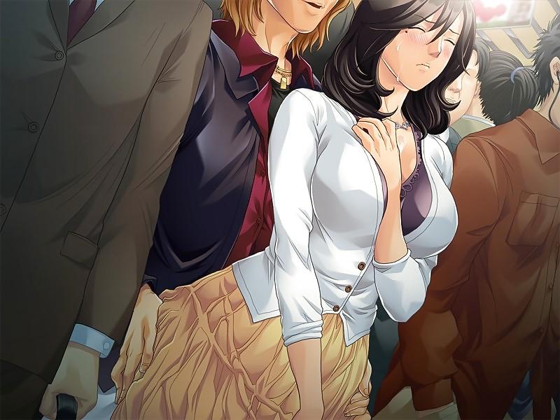 25P Hentai - Ride the nasty chikan train