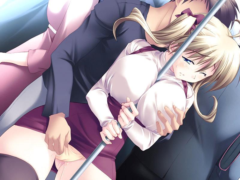 25P Hentai - Ride the nasty chikan train
