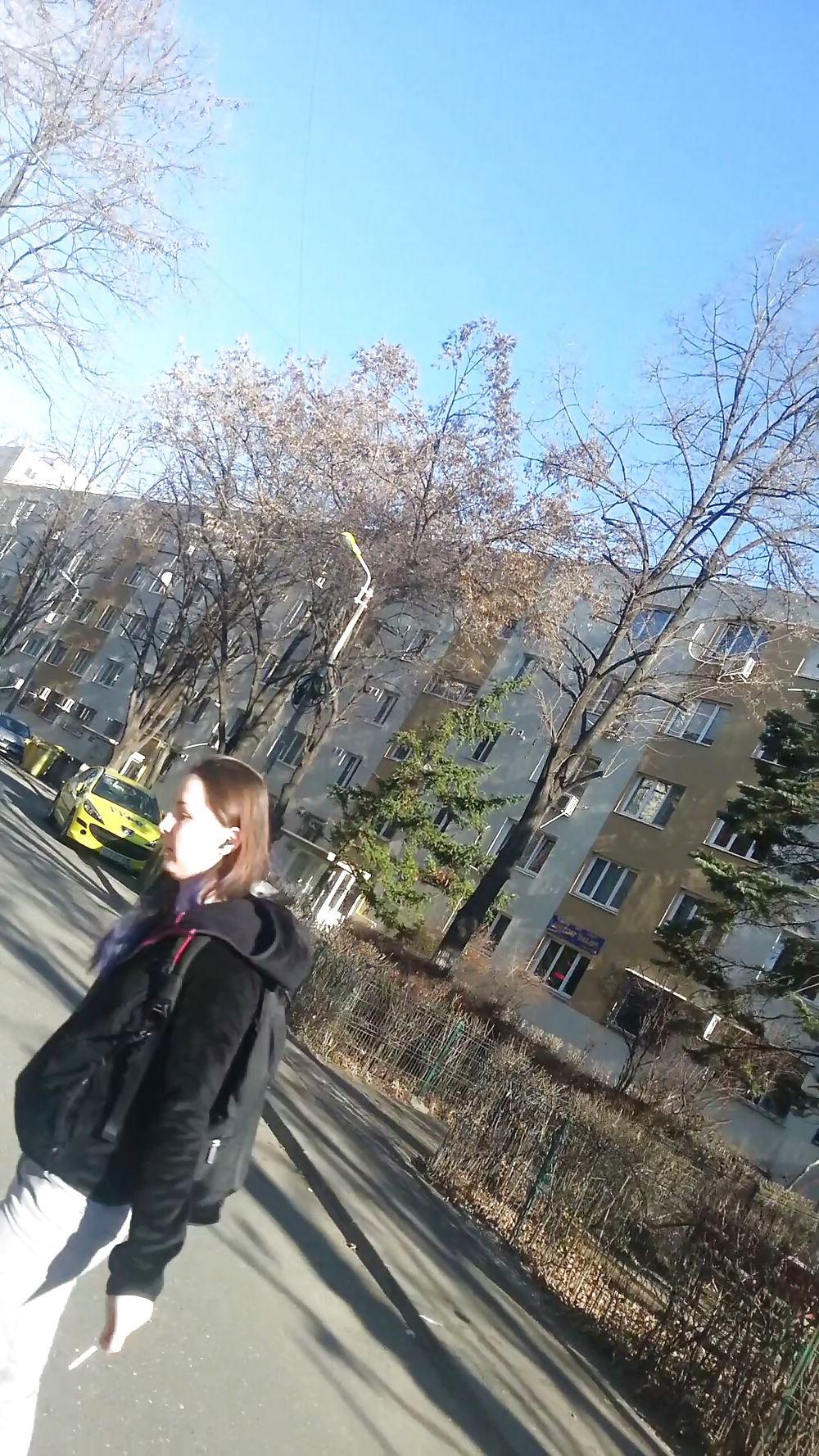 18P Spy girls street ass and teens romanian