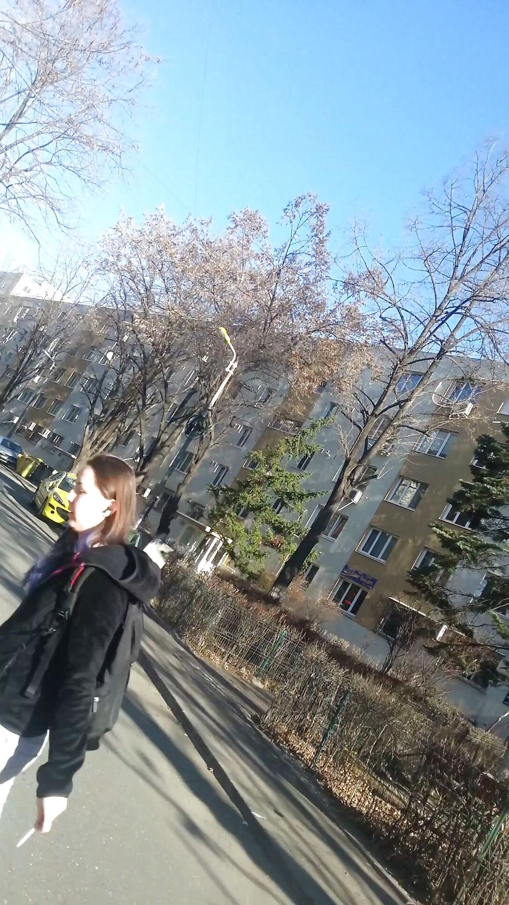 18P Spy girls street ass and teens romanian