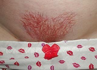 25P Dyed Colered Pubes