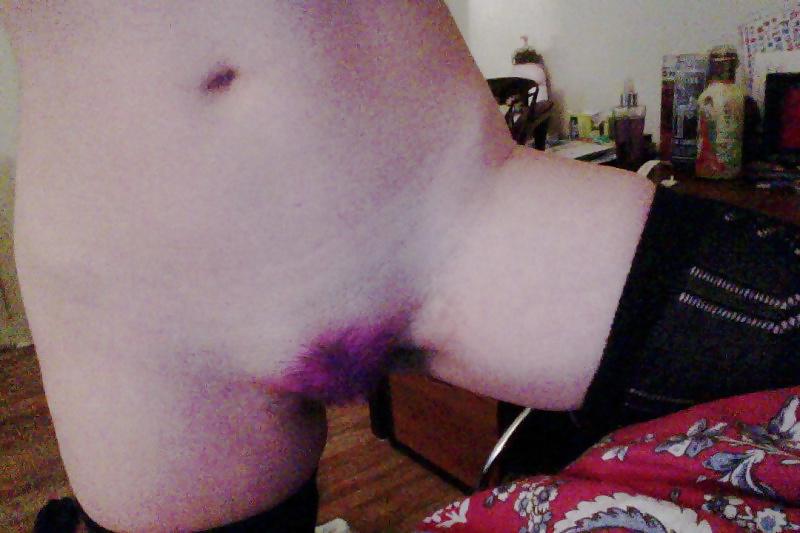 25P Dyed Colered Pubes