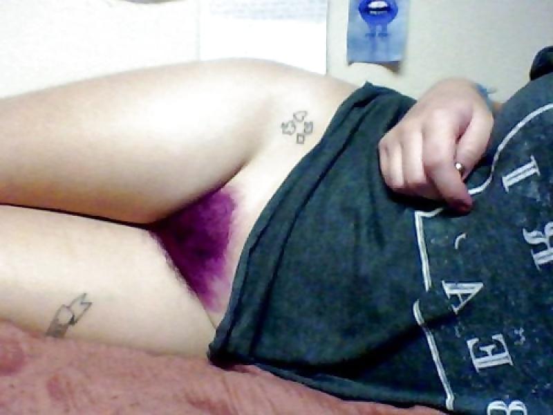 25P Dyed Colered Pubes