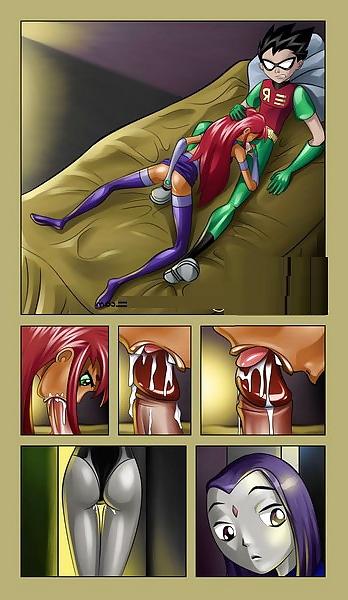 25P CARTOONS: Teen titans toon porn parody.