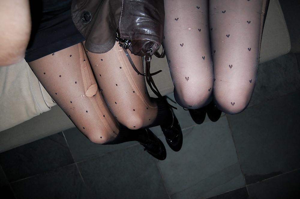 17P Hot teen redhead hipster in tights pantyhose