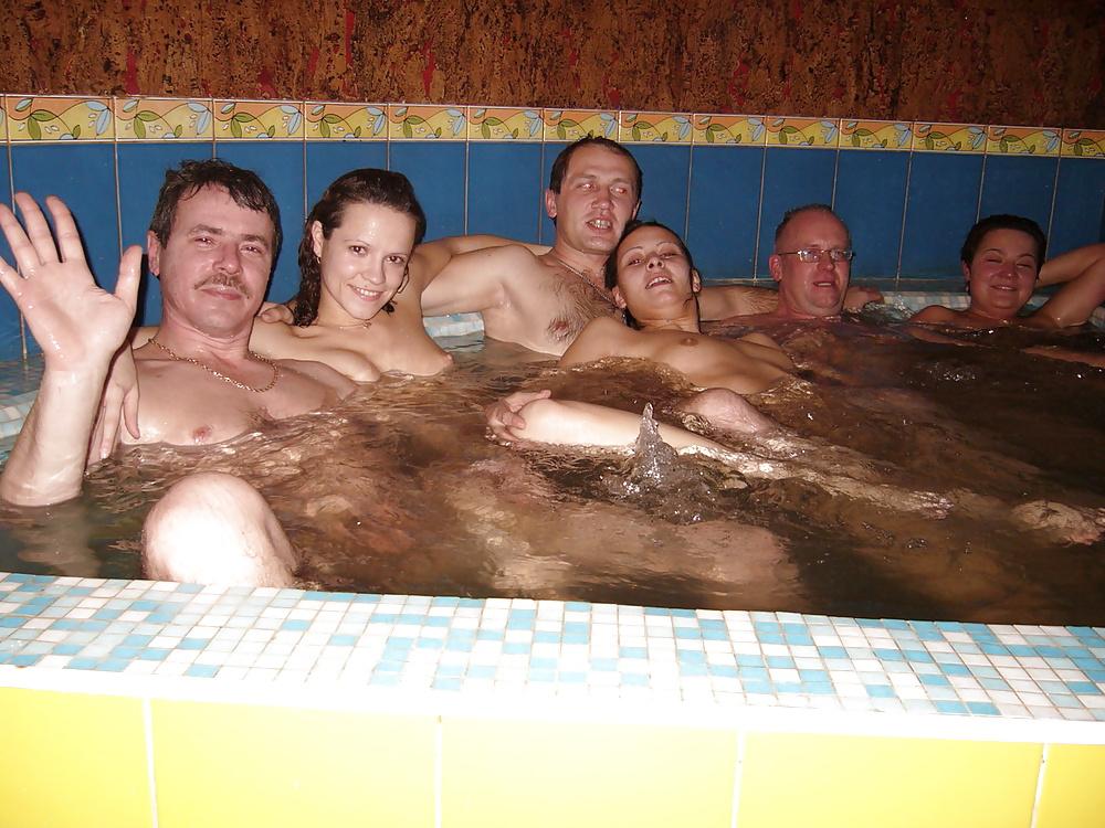 25P Rus swingers fuck girls in the sauna