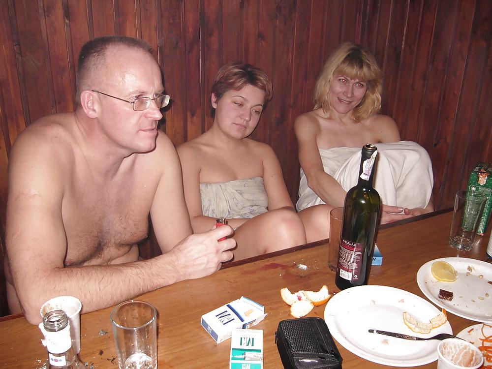 25P Rus swingers fuck girls in the sauna
