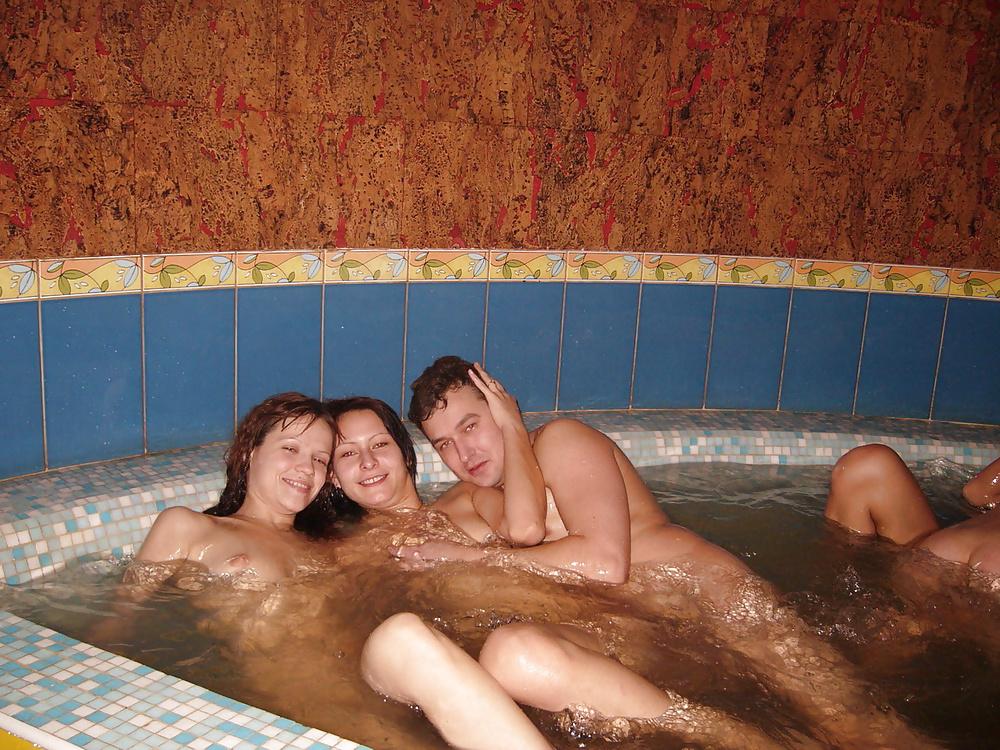 25P Rus swingers fuck girls in the sauna