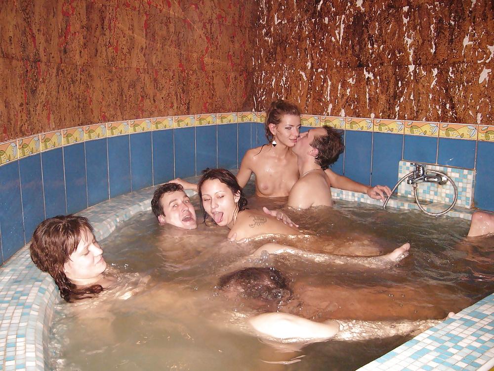 25P Rus swingers fuck girls in the sauna