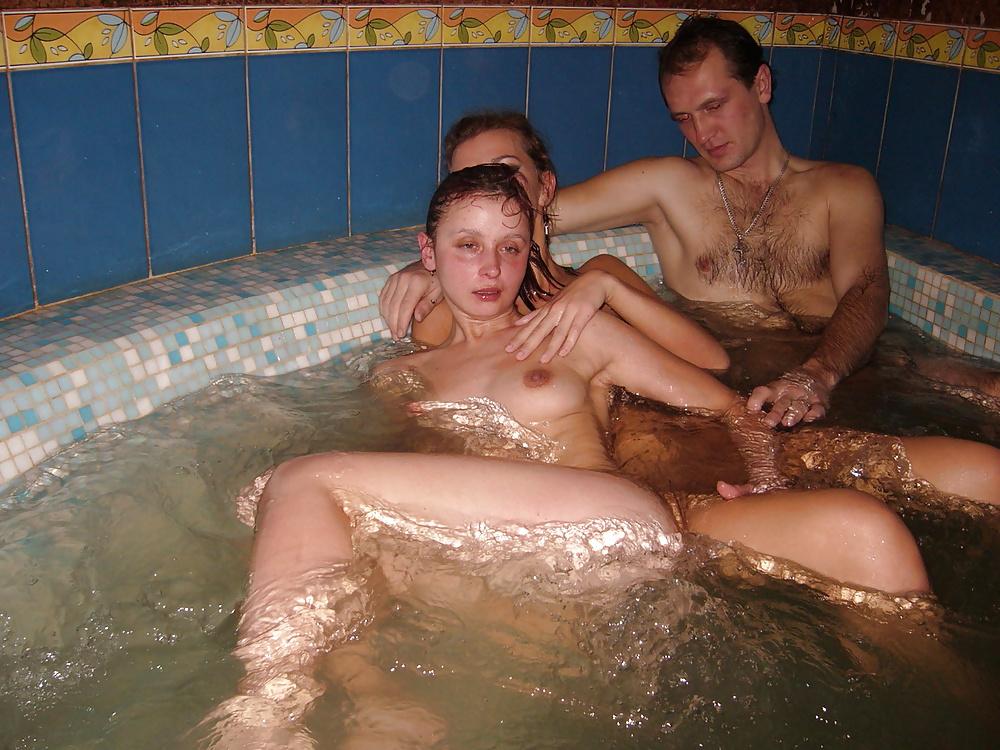 25P Rus swingers fuck girls in the sauna