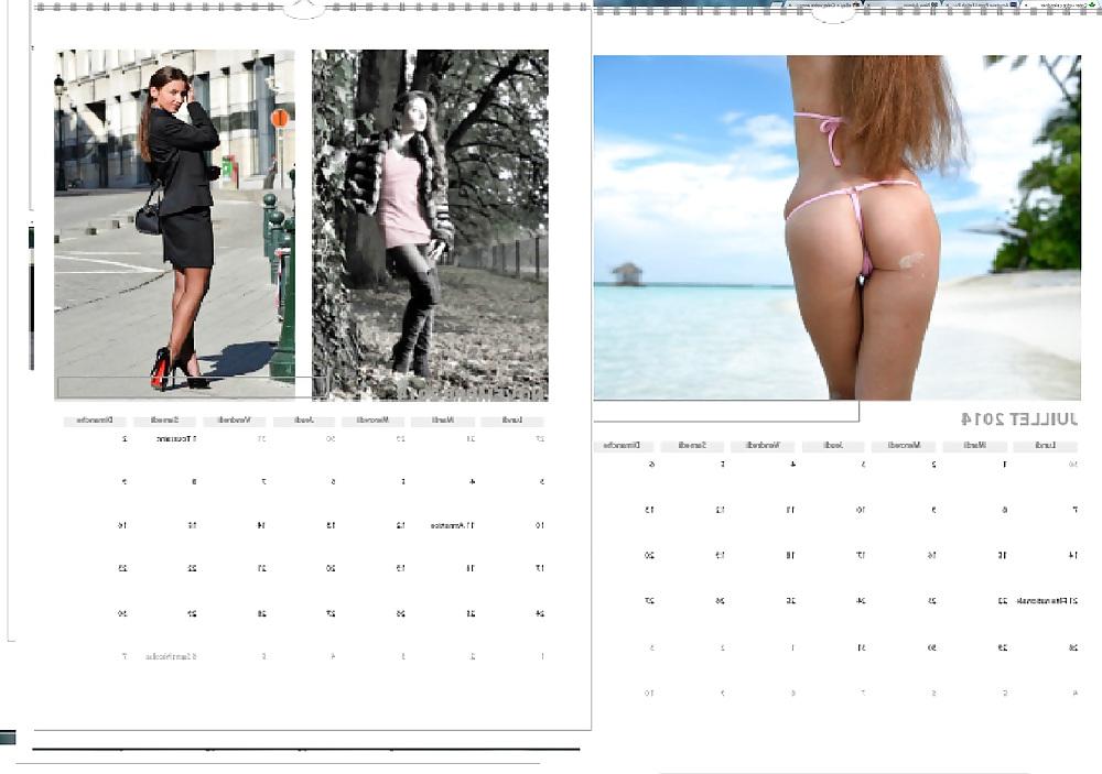 18P Slut sells calendar on ebay ''missgml'' upskirt pantyhose