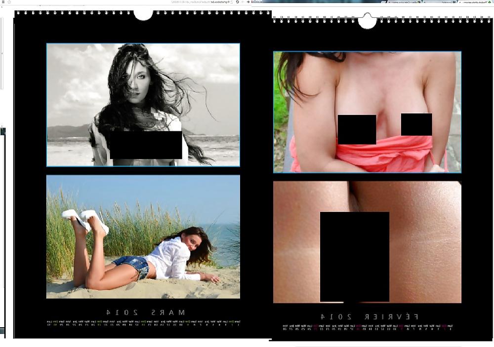18P Slut sells calendar on ebay ''missgml'' upskirt pantyhose